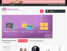 Tablet Screenshot of detallesbbc.com